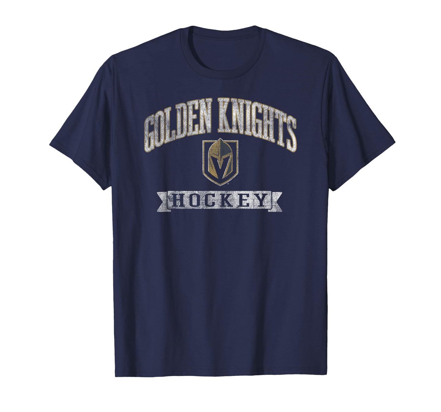 Vegas Golden Knights Vintage Hockey Black Licensed T-Shirt