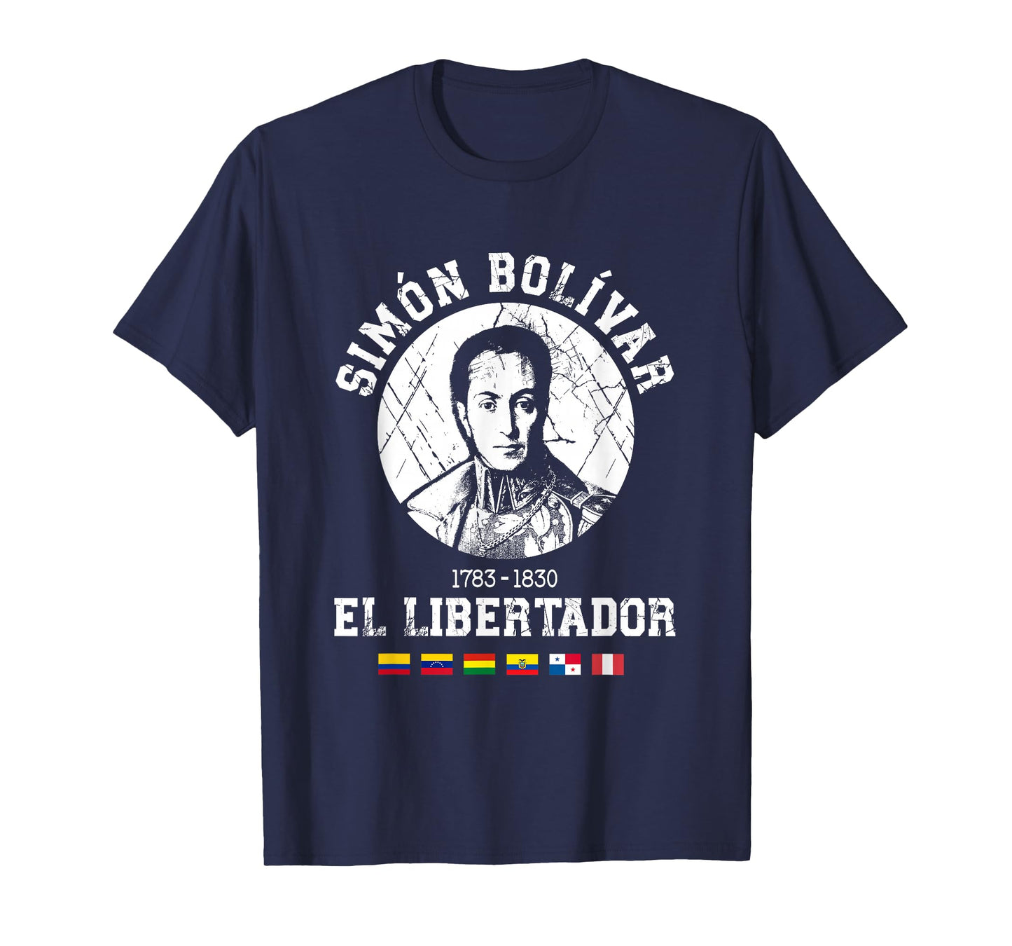 Simón Bolívar El Libertador South American Independence T-Shirt