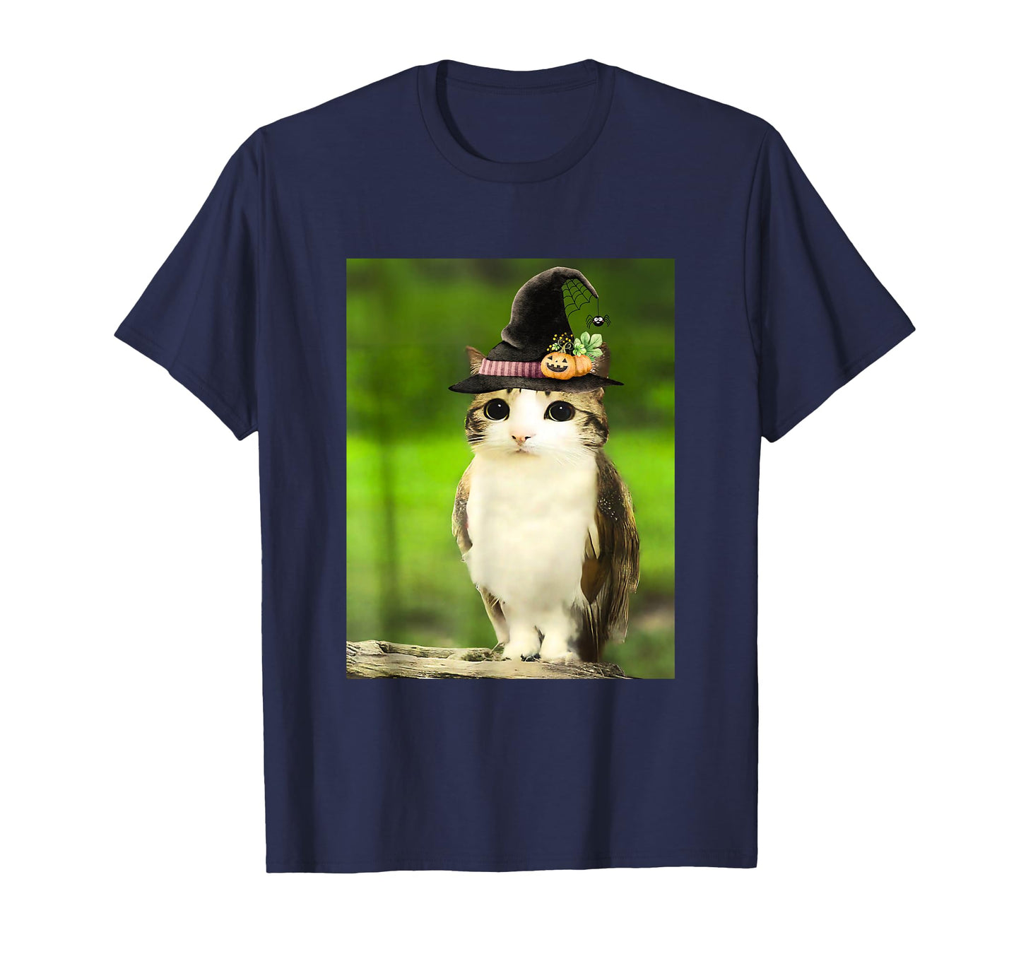 Meowl Wizard Cat Owl Funny Meme Costume for Men Kids Women T-Shirt