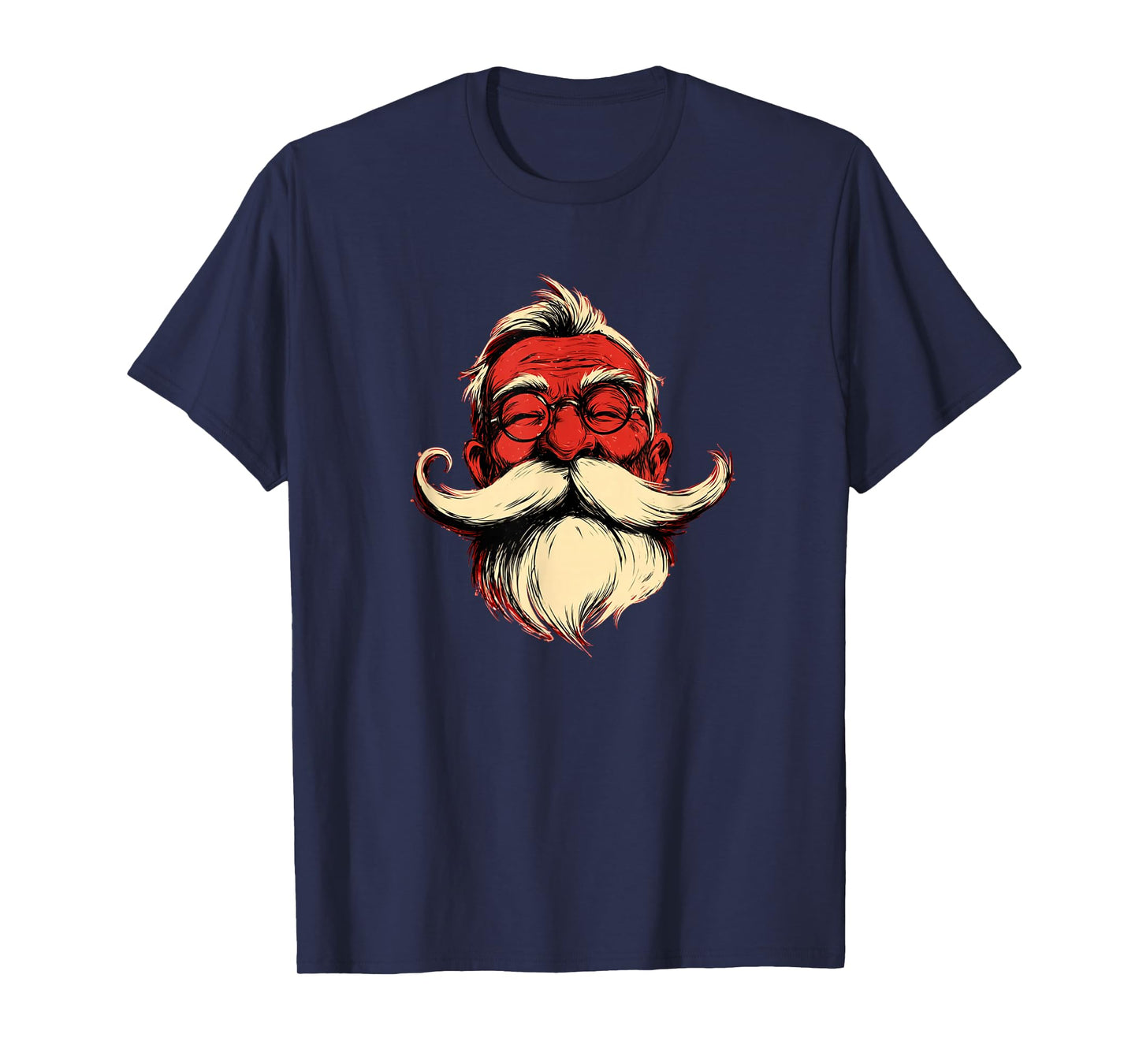 Amazing Santa Claus Head with Nice Beard for Man and Woman T-Shirt