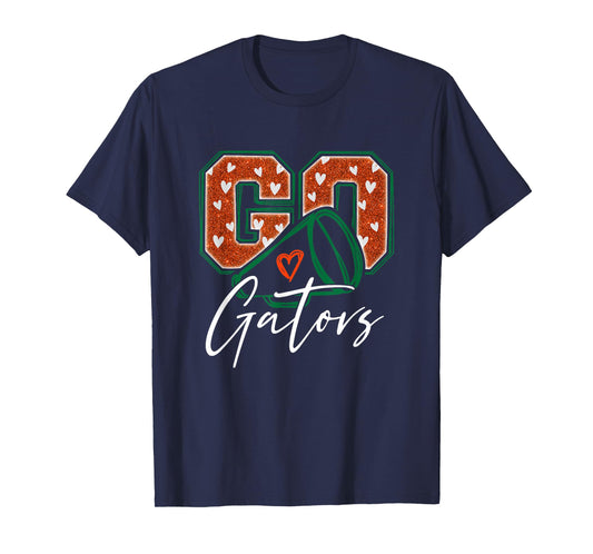 Go Cheer Gators Design Gift For Men Women Girls Boys Kids T-Shirt