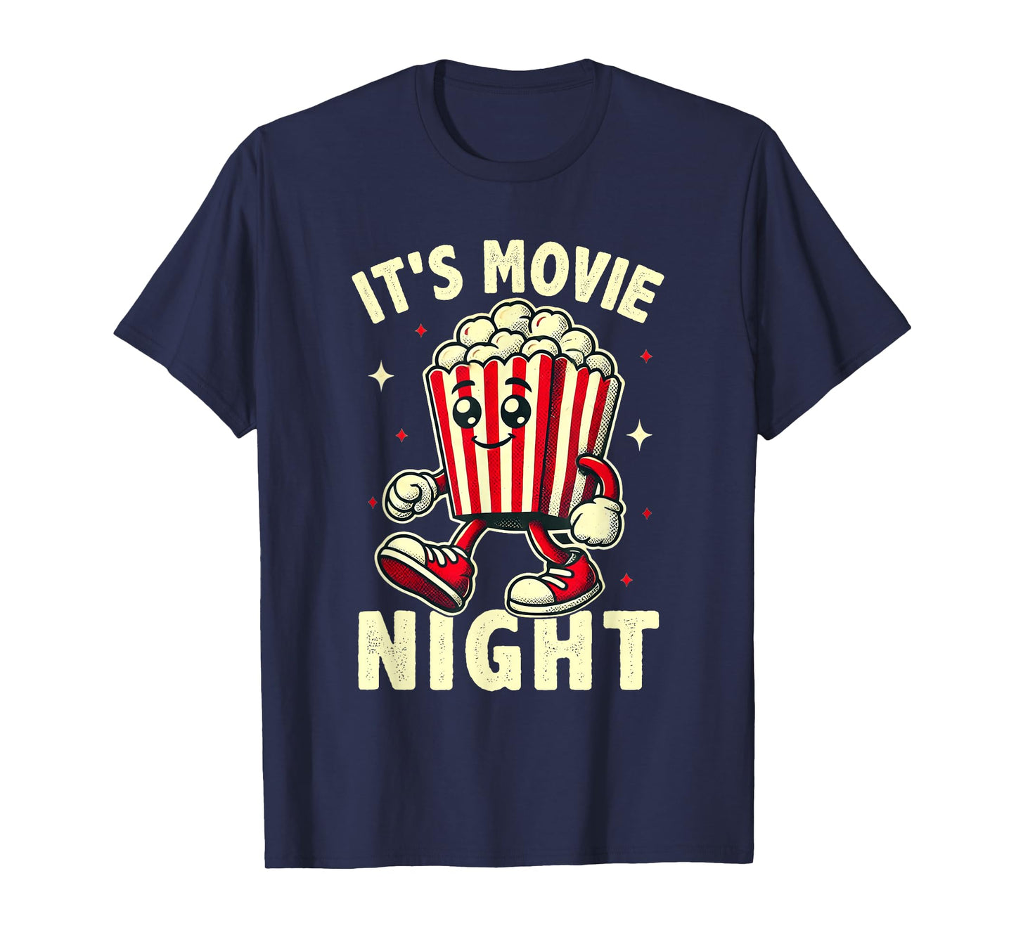 It's Movie Night Retro Family Movie Night T-Shirt