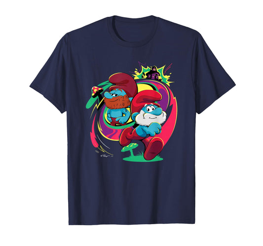 The Smurfs Movie Papa Smurf and Ken Smurf T-Shirt