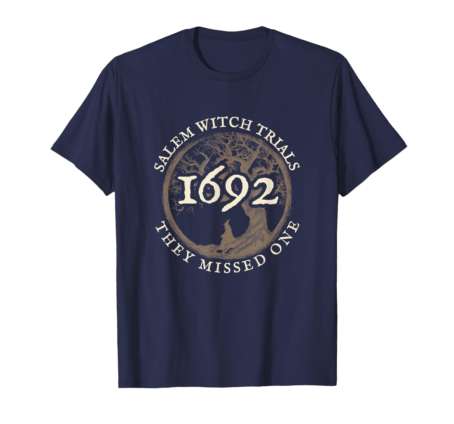 Salem Witch Trials 1692 Vintage Occult Humor History Design T-Shirt