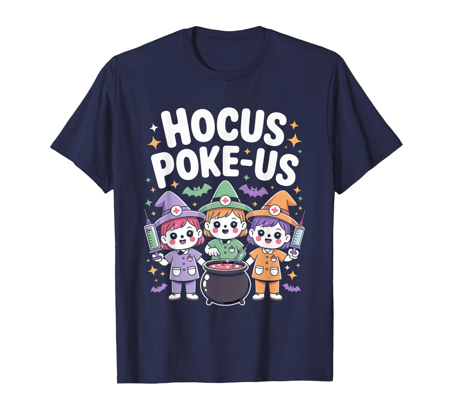 Hocus Poke-Us Nurse Witch Halloween Costume Humor T-Shirt
