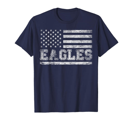 Eagles Sports Name Vintage Retro Gift Men Women Boy Girl T-Shirt