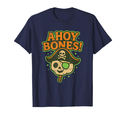 Ahoy Bones Pirate T-Shirt