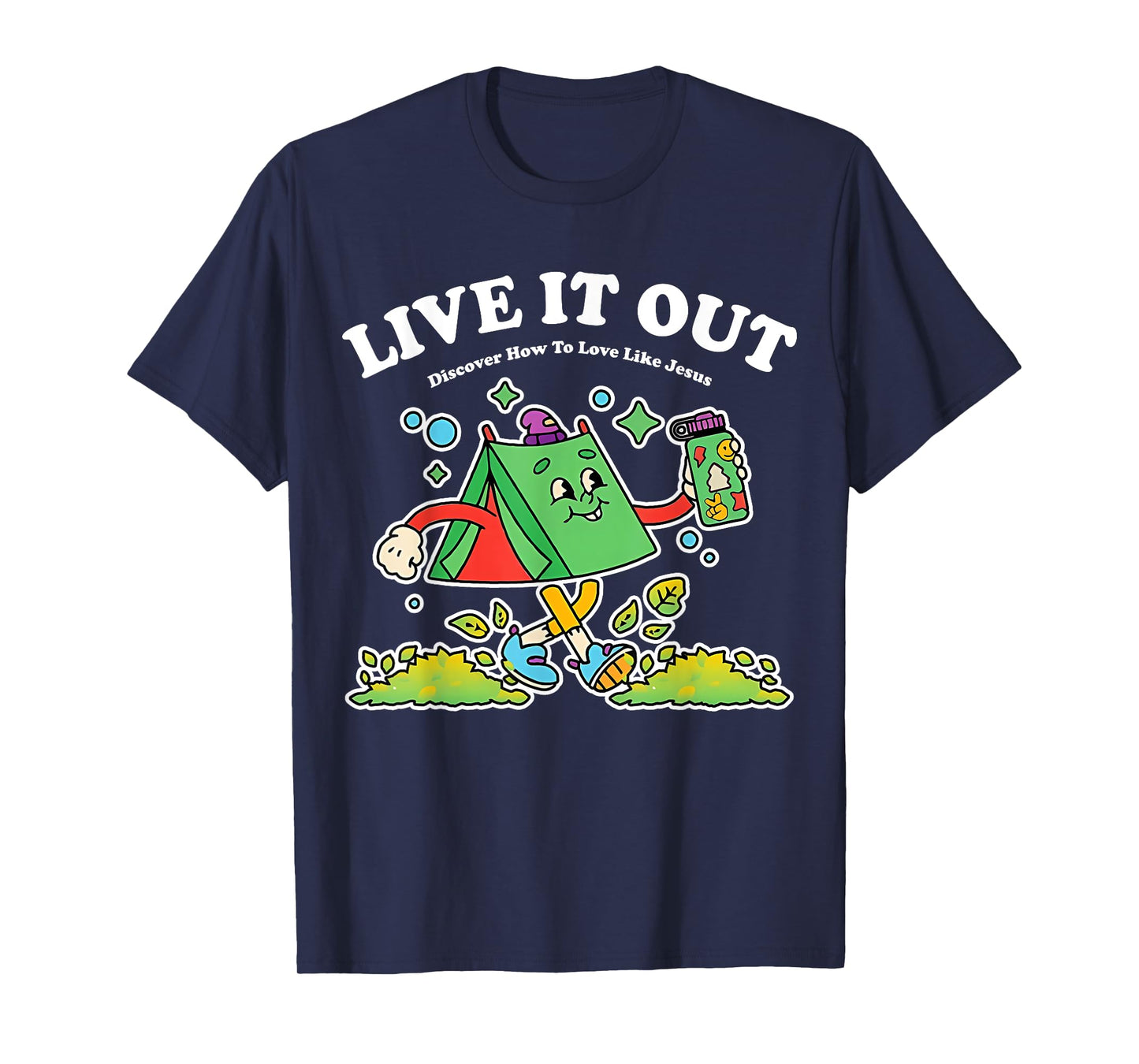 Live it Out Christian Youth Camp Bible School VBS 2025 T-Shirt