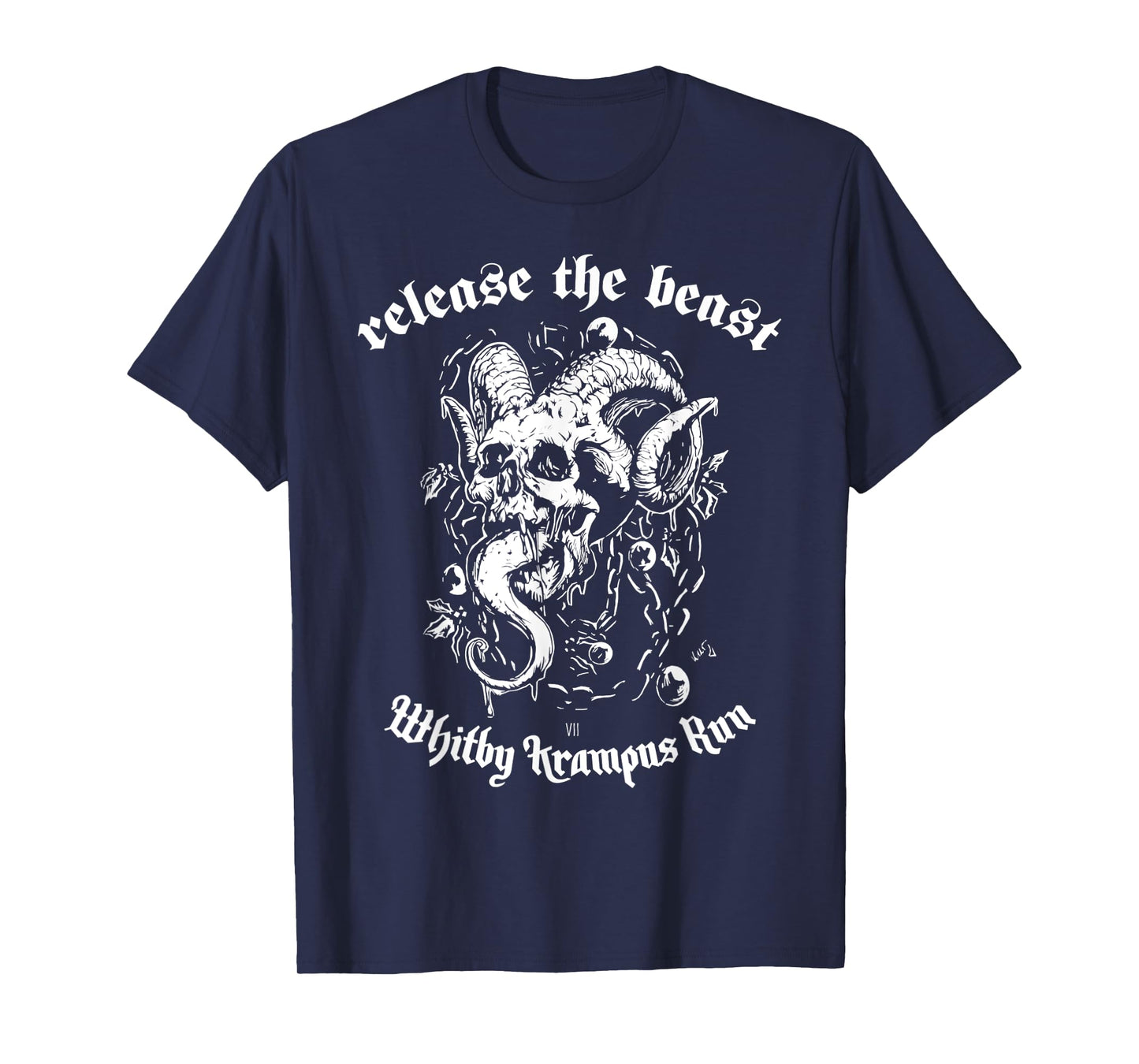 Krampusnacht Christmas Monster Krampus Lover Festive Horror T-Shirt