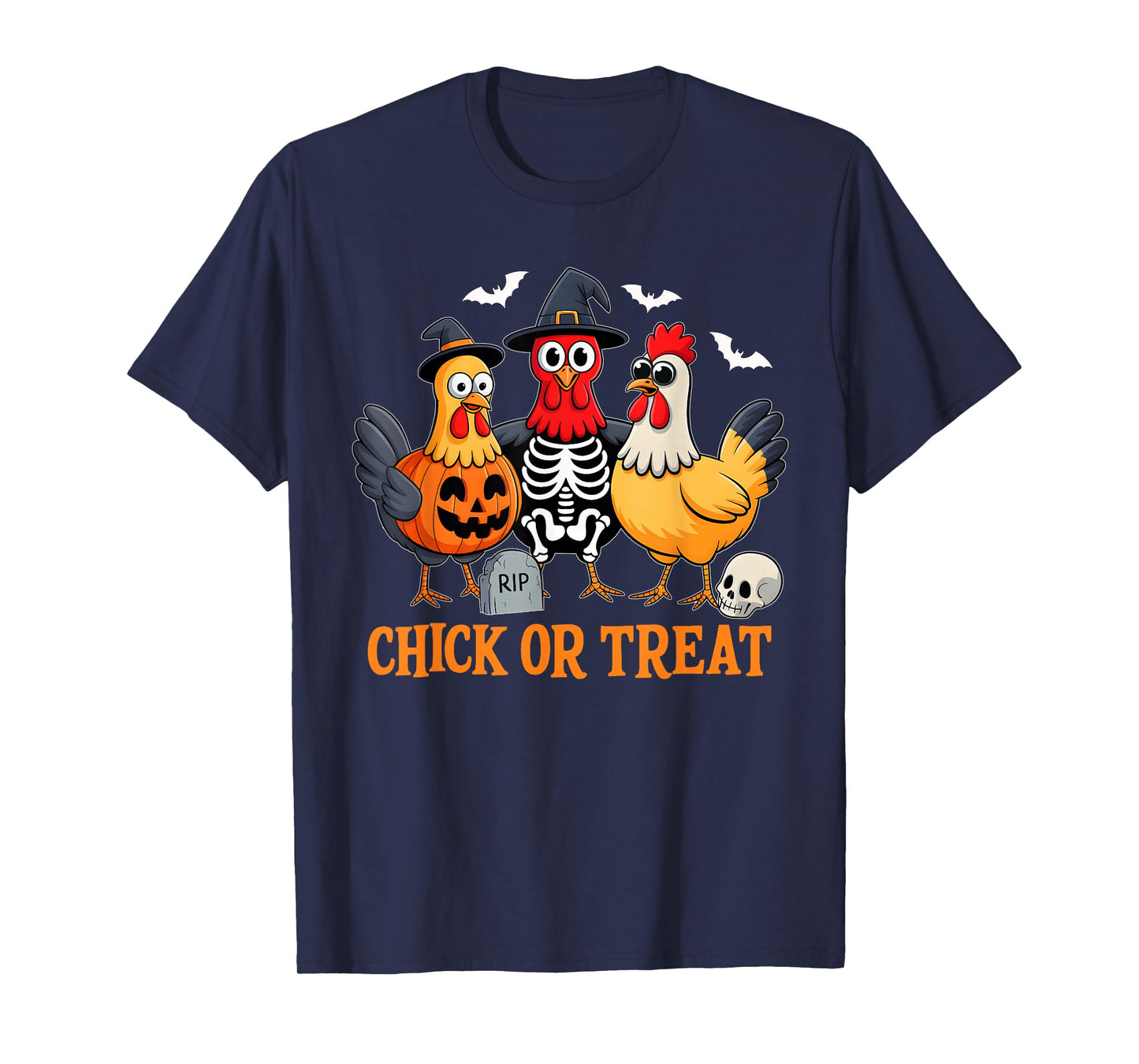 Chick Or Treat Funny Chicken Halloween Costume Chicken Lover T-Shirt