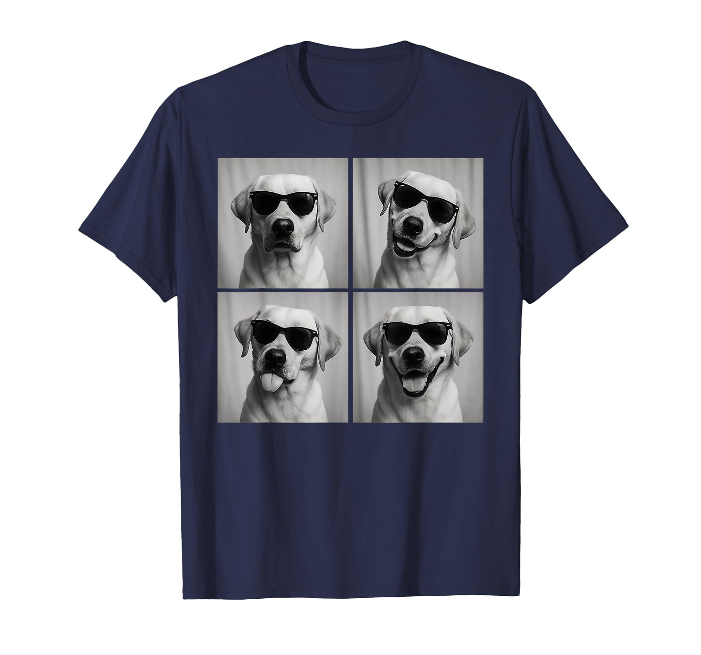 Funny Labrador Dog Lover Cute Yellow Lab Photo Booth T-Shirt