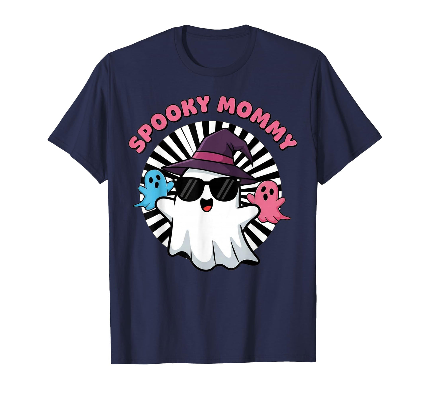 Spooky Mommy Ghost Witch Mom Halloween T-Shirt