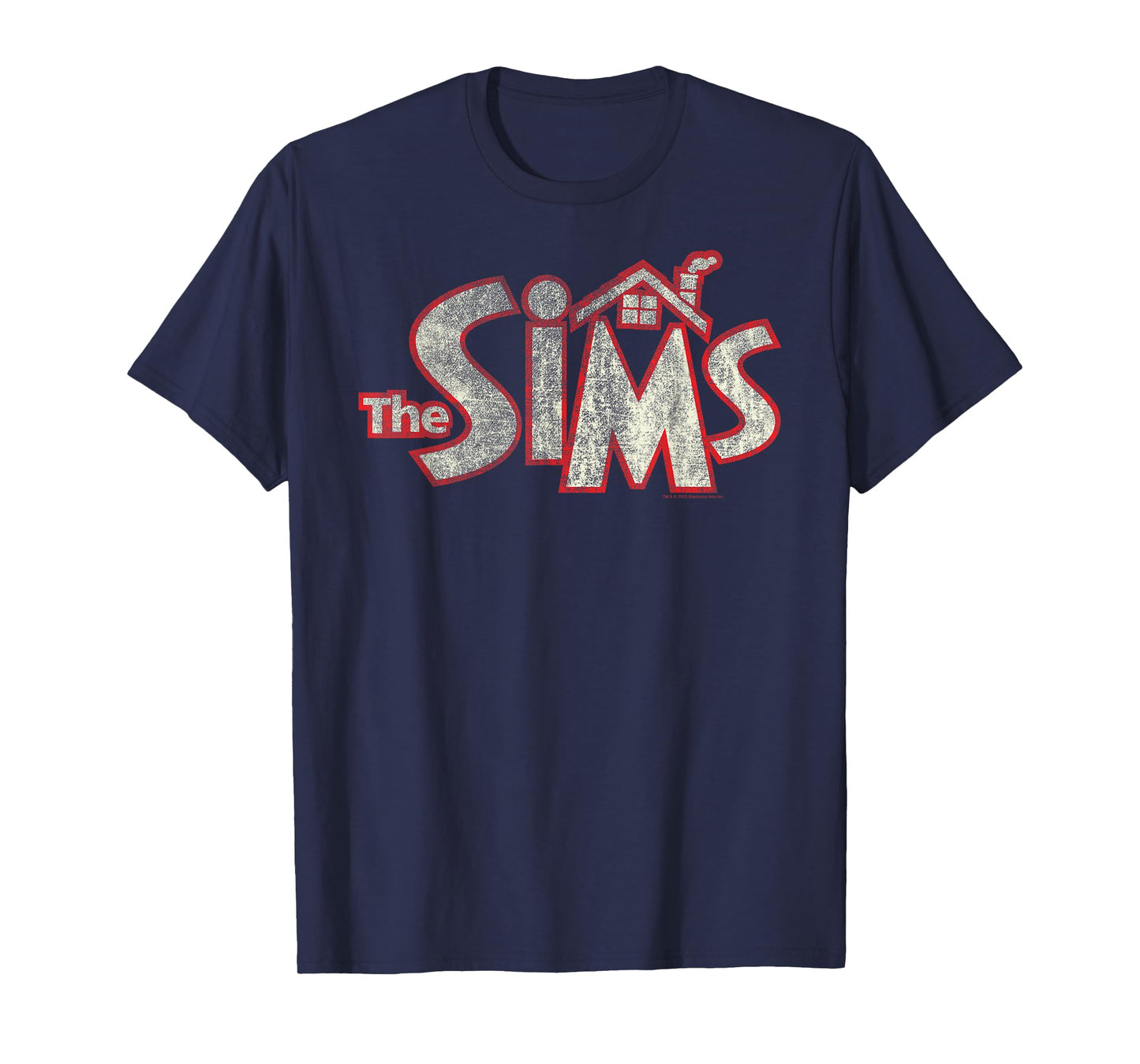 The Sims Vintage Distressed The Sims Logo Video Game T-Shirt