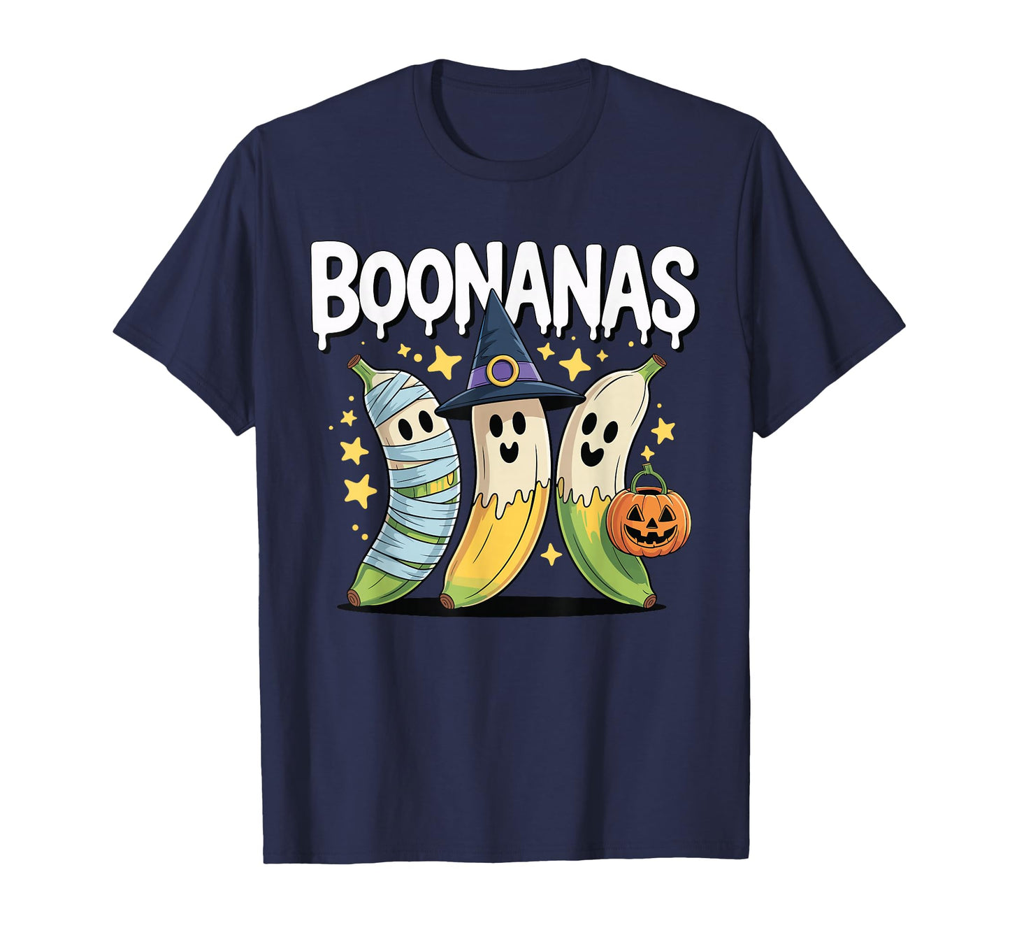 Cute Boonanas Ghost Bananas Halloween Funny Trick-or-Treat T-Shirt