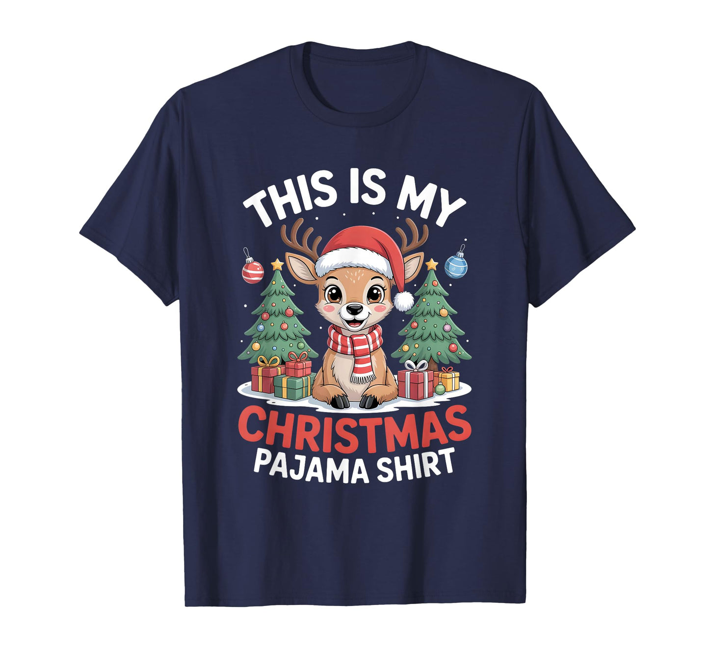 Deer This is My Christmas Pajama T-Shirt