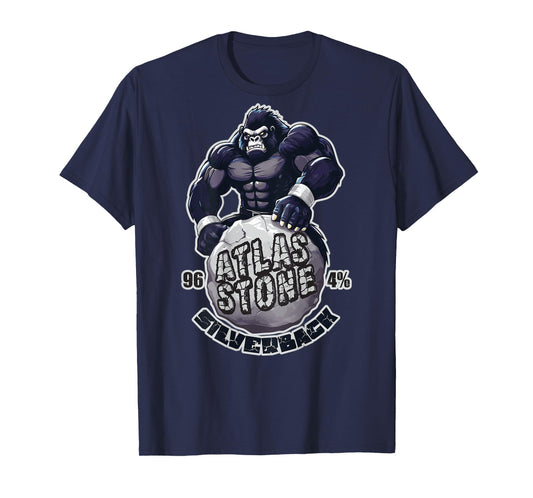 96.4% Silverback Gym, body building, Strongman, Atlas stone T-Shirt