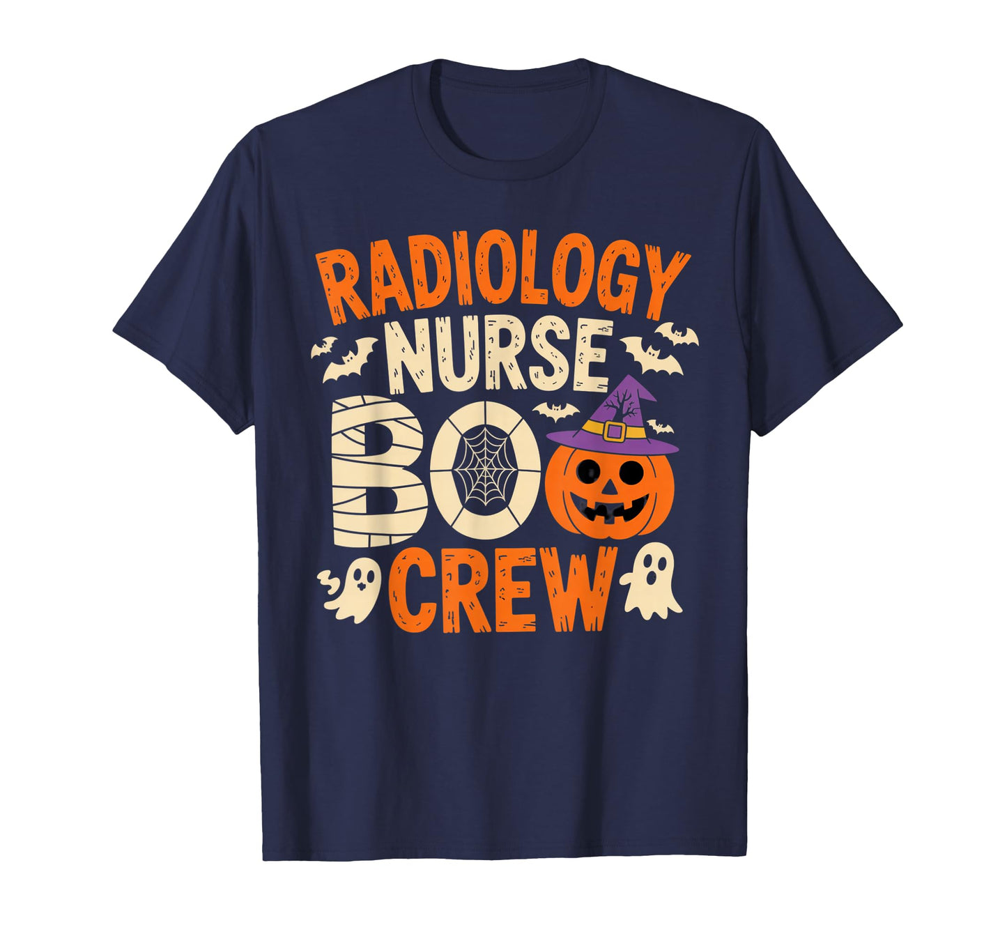 Radiology Nurse Boo Crew Funny Spooky Halloween Outfit T-Shirt