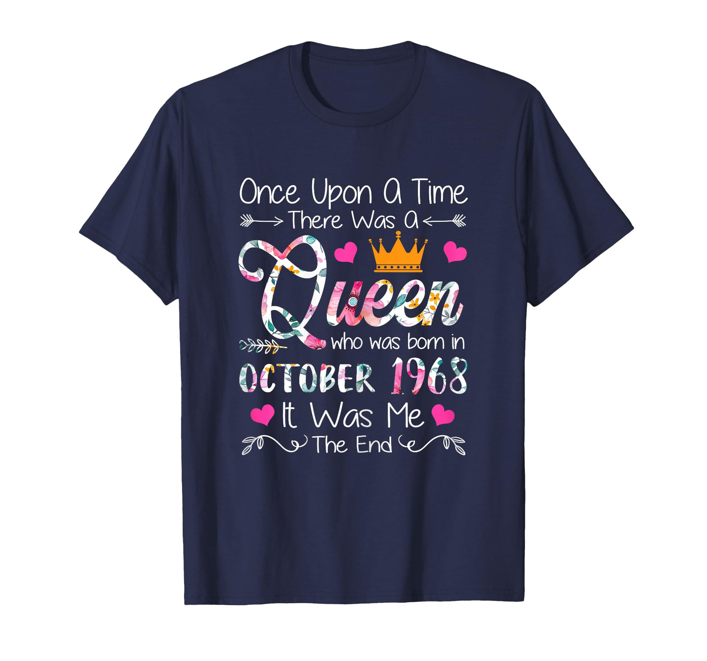57 Years Old Birthday Girl 57 Birthday Queen October 1968 T-Shirt