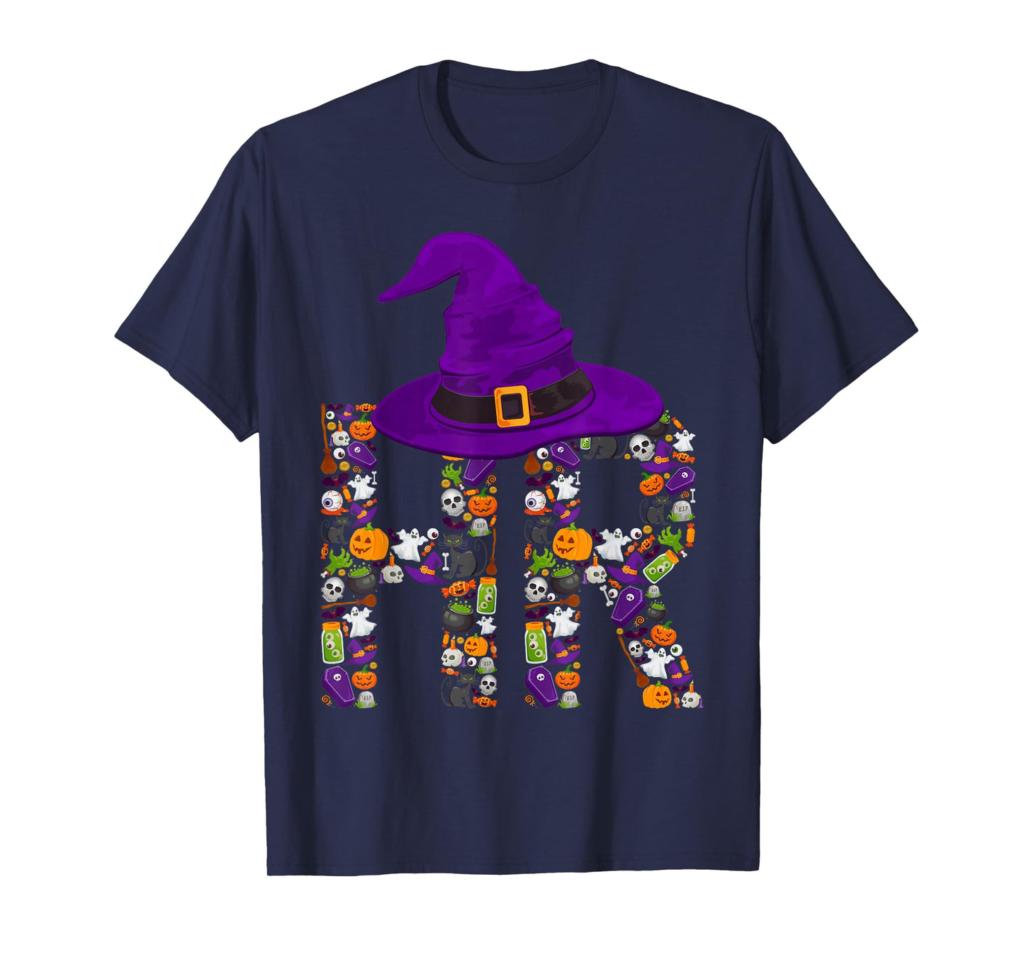 HR Witch Human Resources Pumpkin Halloween Costume T-Shirt