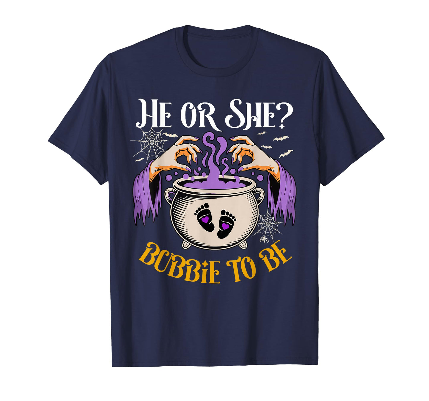 He Or She Bubbie to Be Baby Reveal Halloween Costume T-Shirt
