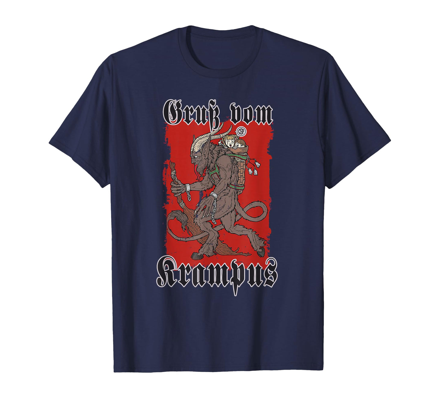 Greeting from Krampus Christmas Legend Figure T-Shirt