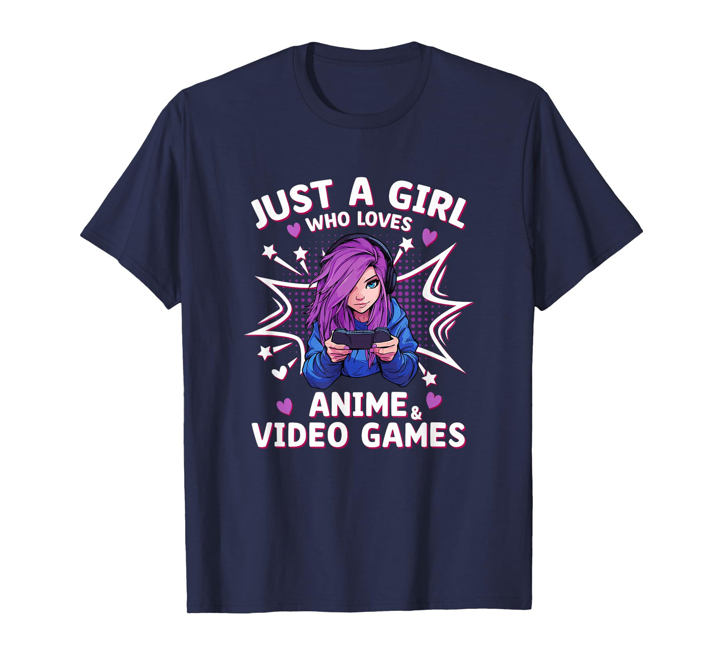 Anime, Gaming, and Japan - Just a Girl Who Loves T-Shirt