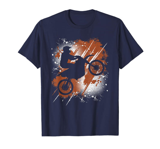 Vintage Motocross Dirt Bike Lover Men Women Kids T-Shirt