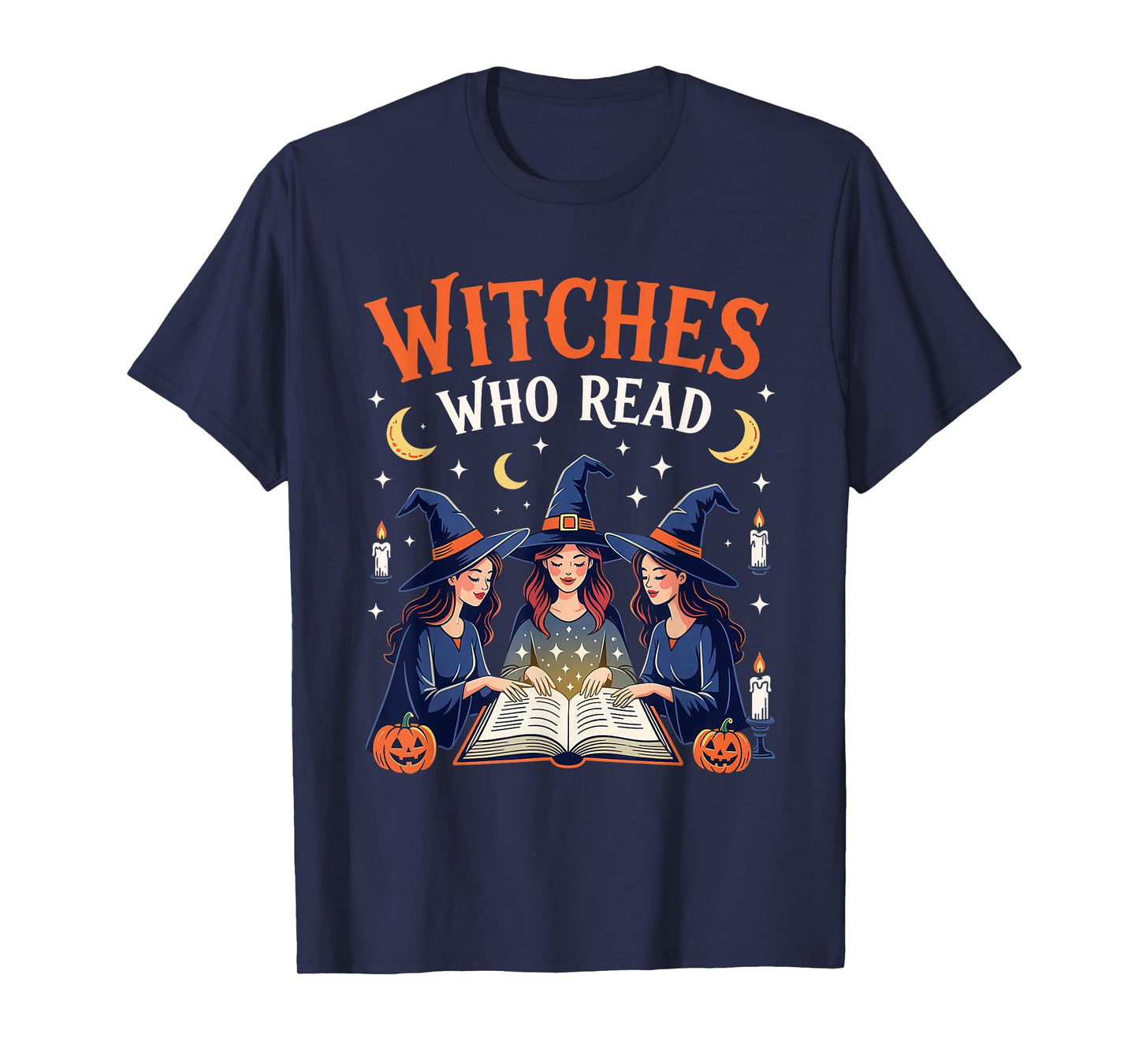 Witches Who Read Halloween Book Club T-Shirt