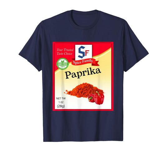 Paprika Condiment Costume Holiday Spice Group Costumes T-Shirt