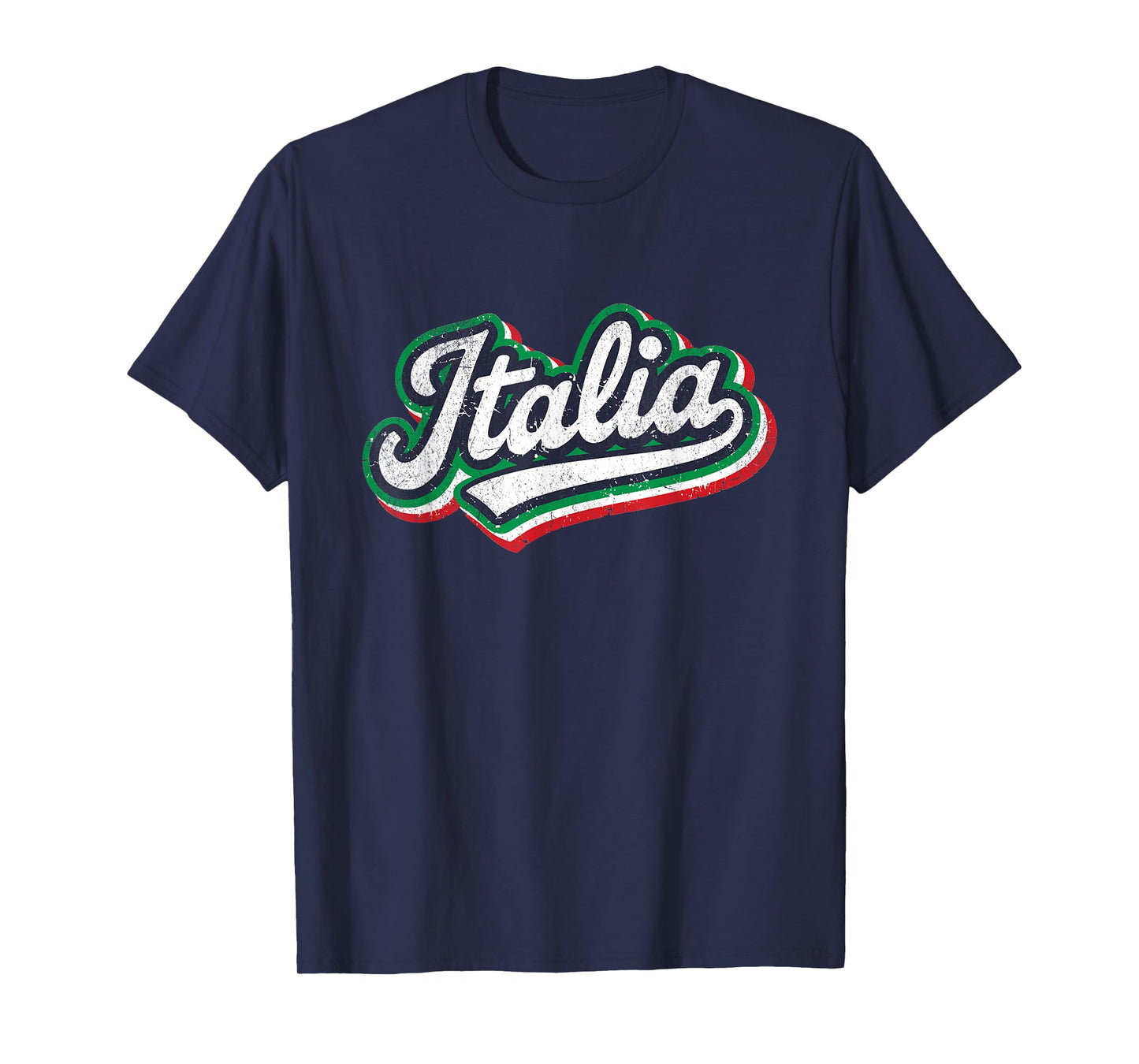 Italia Flag Italian Italy Italiano Souvenir Family Heritage T-Shirt