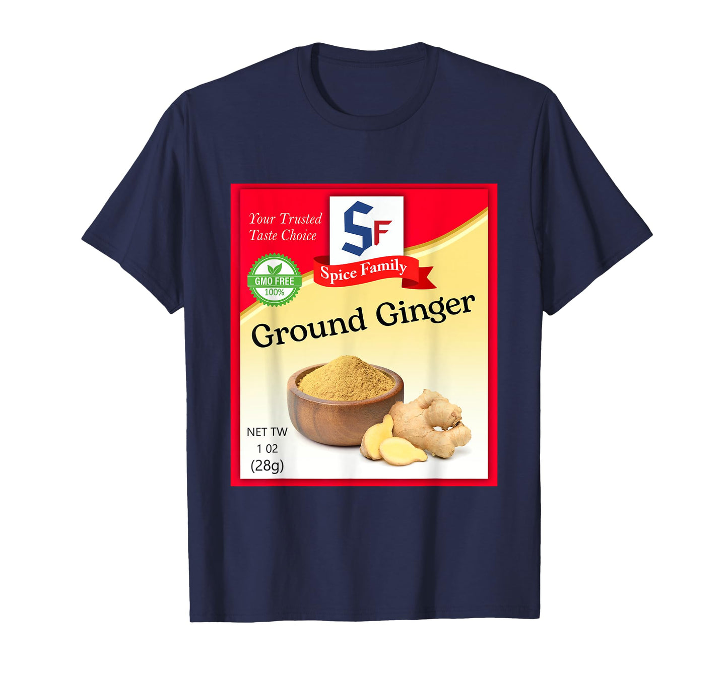 Ground Ginger Condiment Costume Holiday Spice Group Costumes T-Shirt