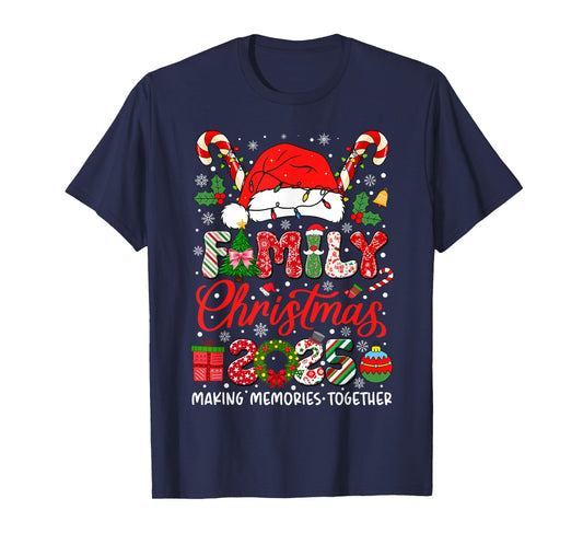 Family Christmas 2025 Matching Outfit Xmas Squad Santa T-Shirt
