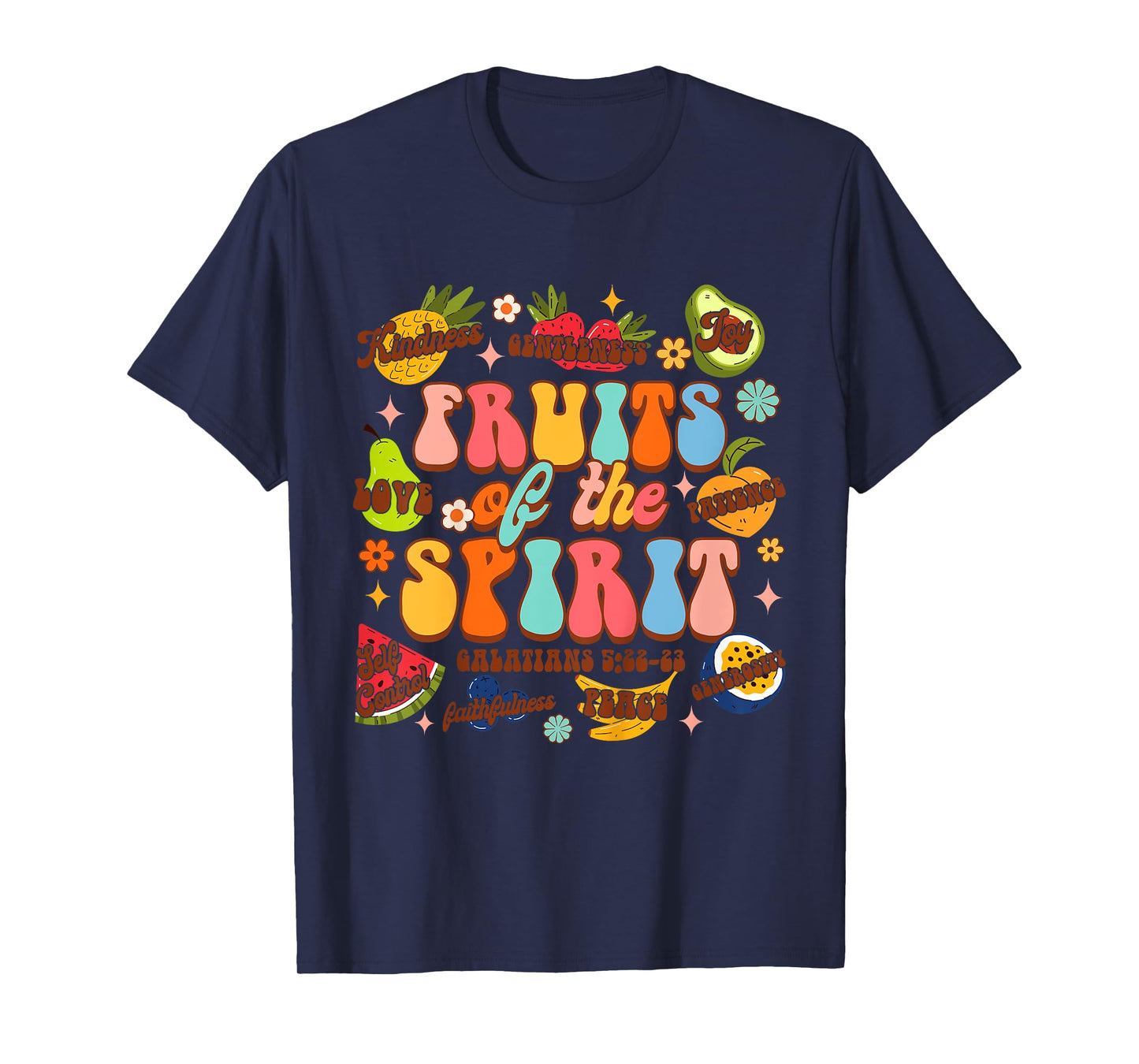 Kids Christian Jesus God Religious Baby Fruits Of The Spirit T-Shirt