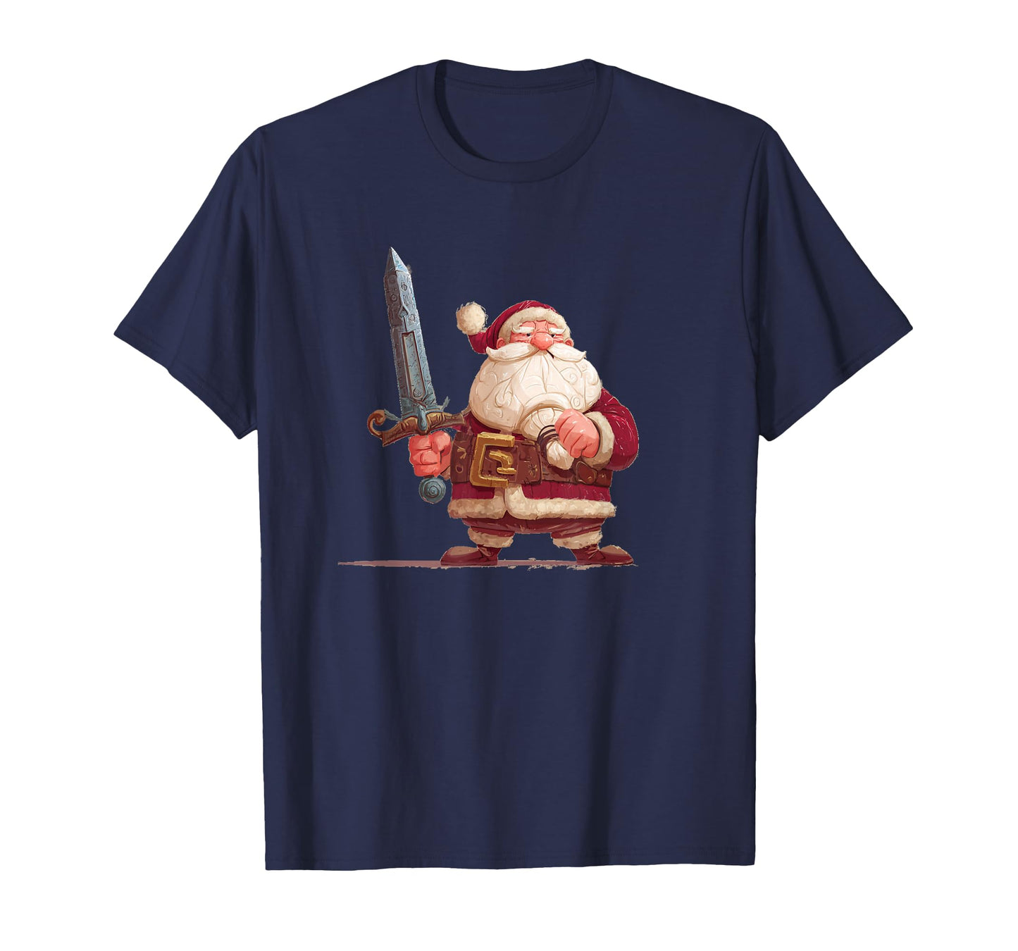 Amazing Santa Claus in Knight Style for Boys and Girls T-Shirt