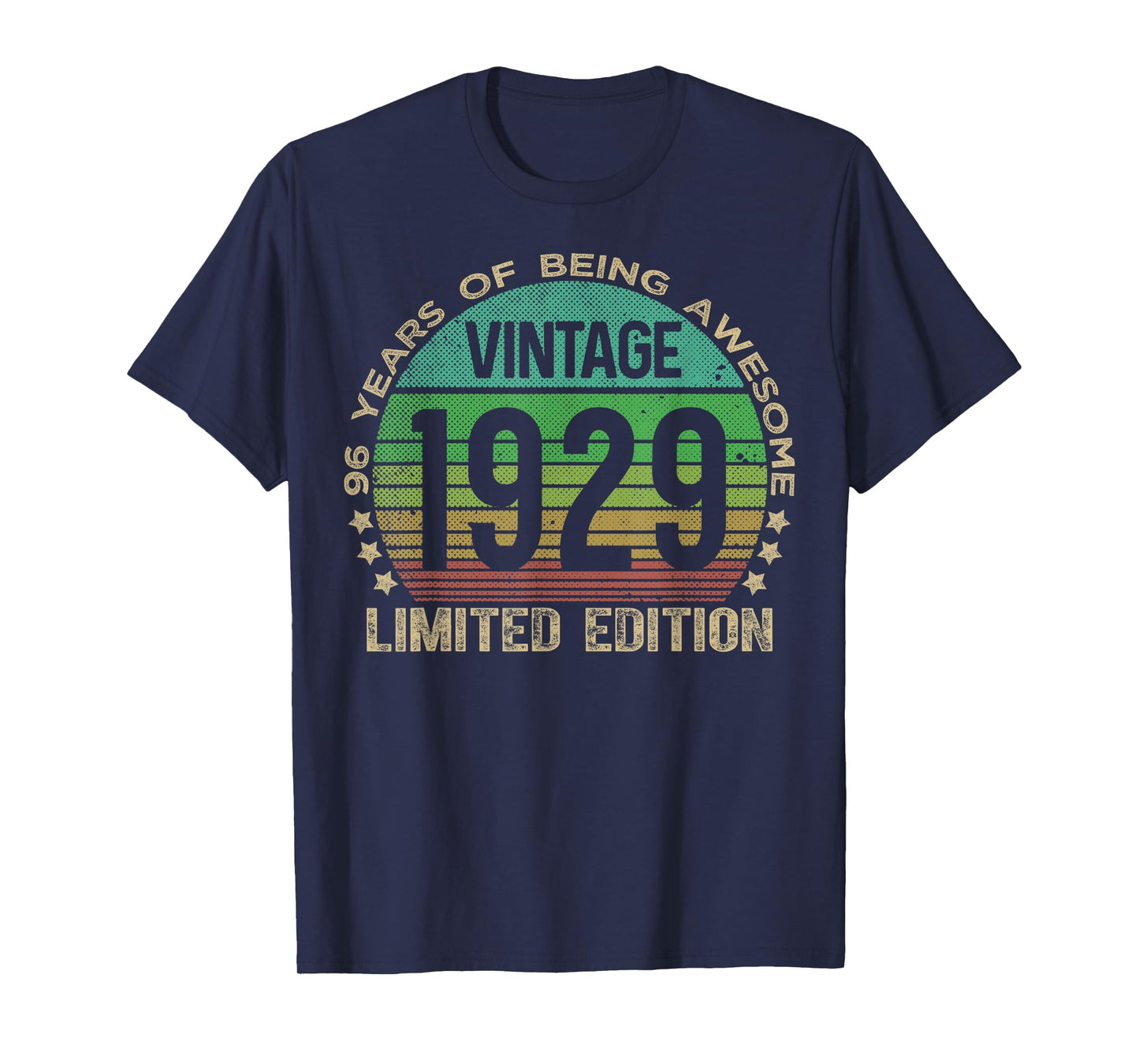 96 Year Old Gifts Vintage 1929 Limited Edition 96th Birthday T-Shirt