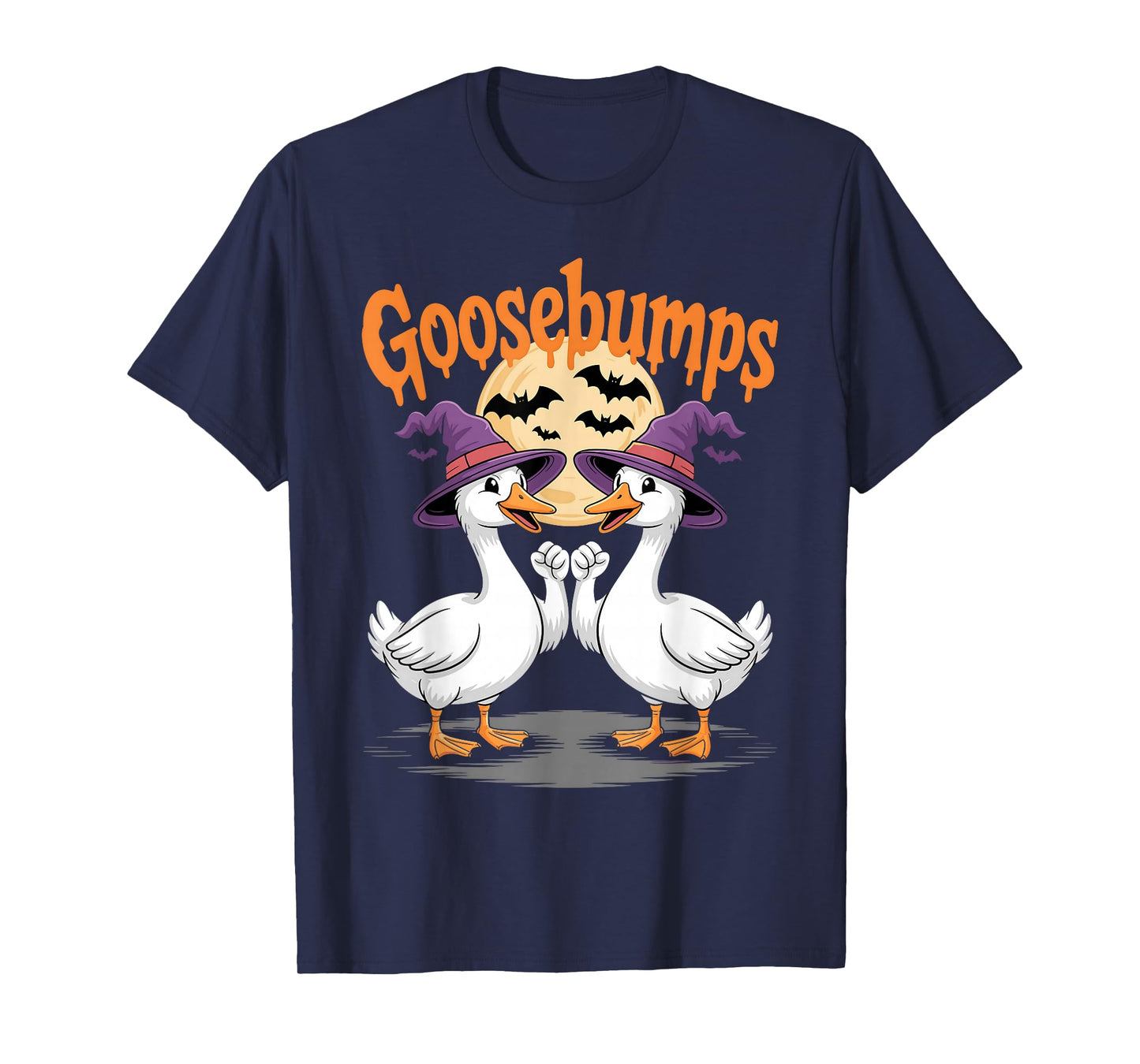 Goose Bumps Goosebumps Funny Halloween Geese Fist Bump Tees T-Shirt