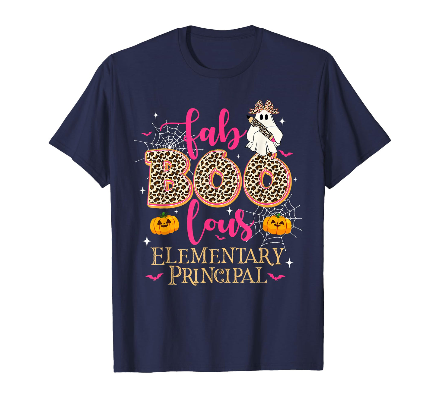 Leopard Halloween Costume Faboolous Elementary Principal T-Shirt