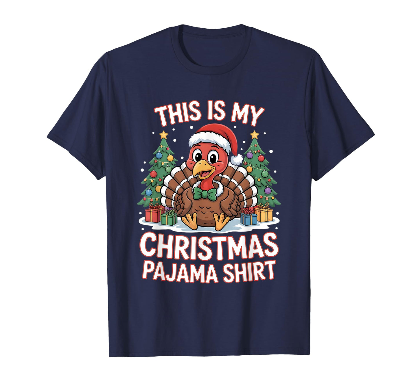This is My Christmas Pajama Turkey T-Shirt