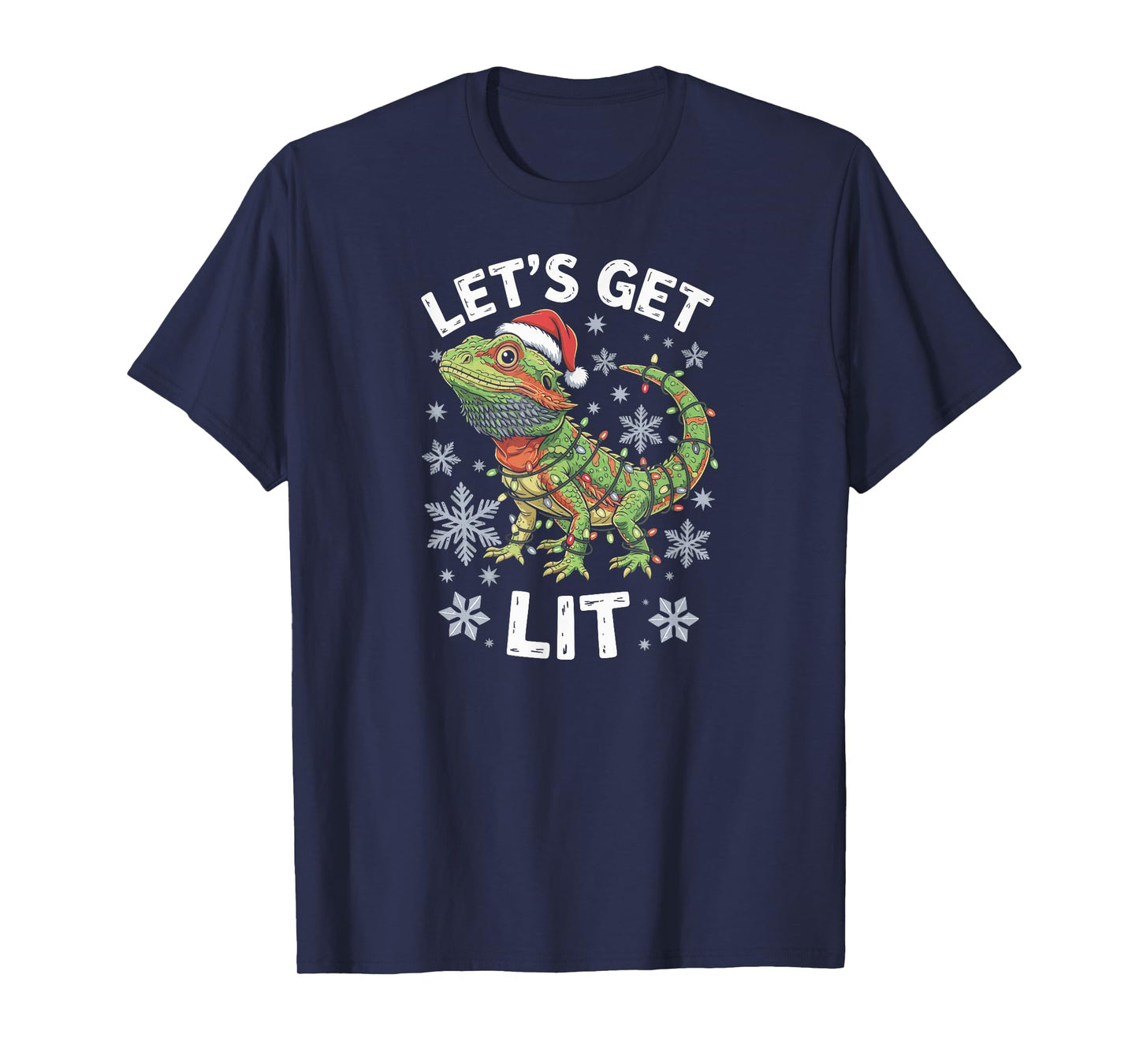 Santa Claus Christmas Ridig a Bicycle Gift Season T-Shirt