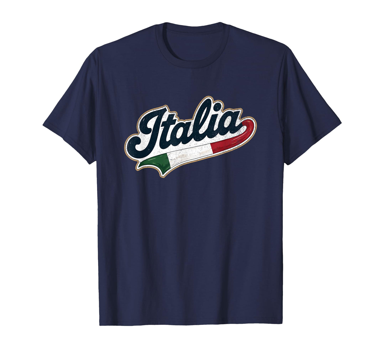 Italia Flag Italian Italy Italiano Family Heritage Souvenir T-Shirt