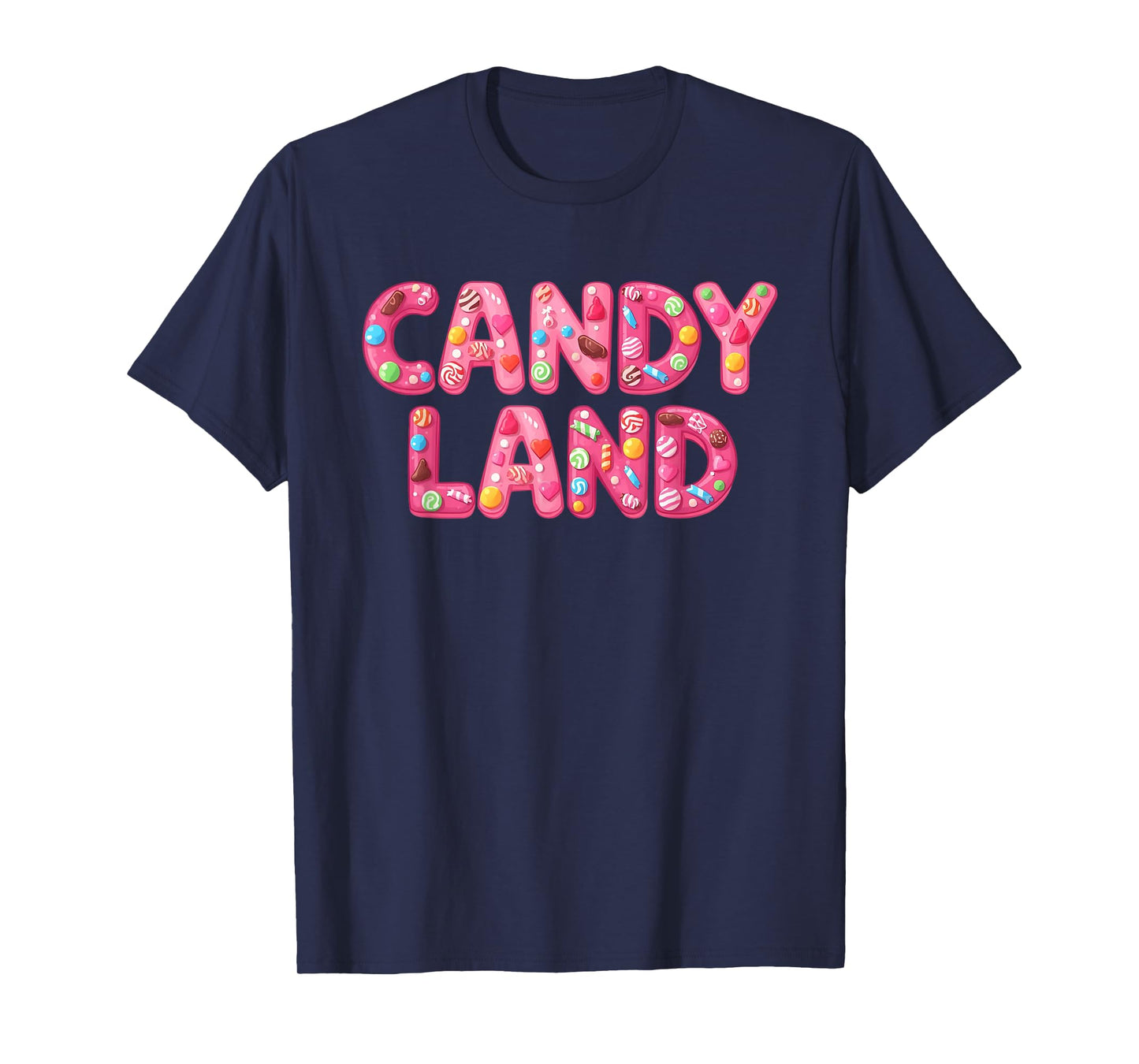 Candy Land Retro Logo Cute Candys T-Shirt