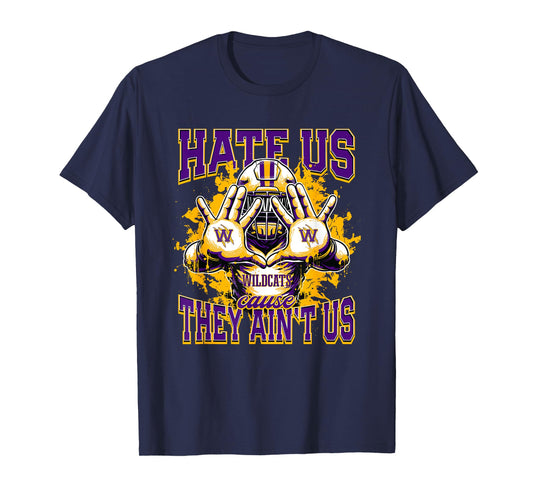 Wossman Wildcats Logo Hate Us Cause They Ain't HS T-Shirt