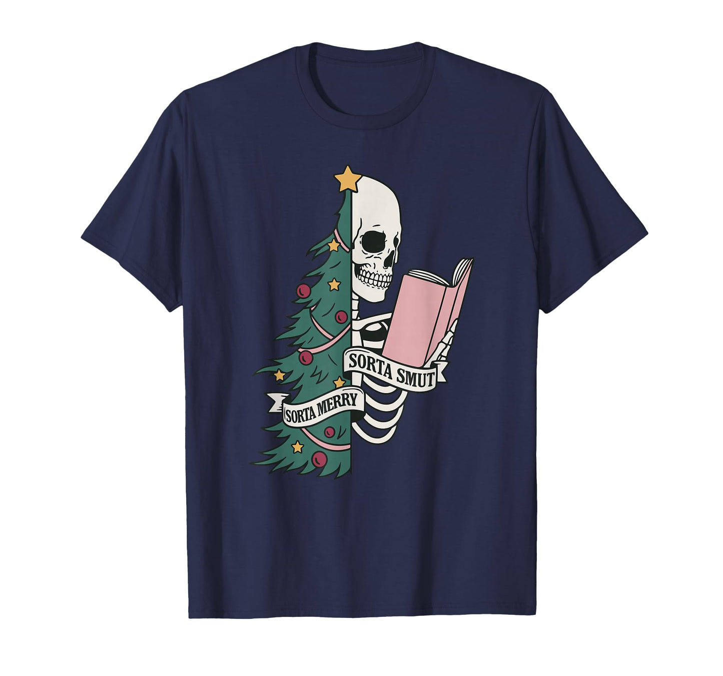 Christmas Read, Cozy Bookish Xmas Girl Reader Ugly Gift T-Shirt
