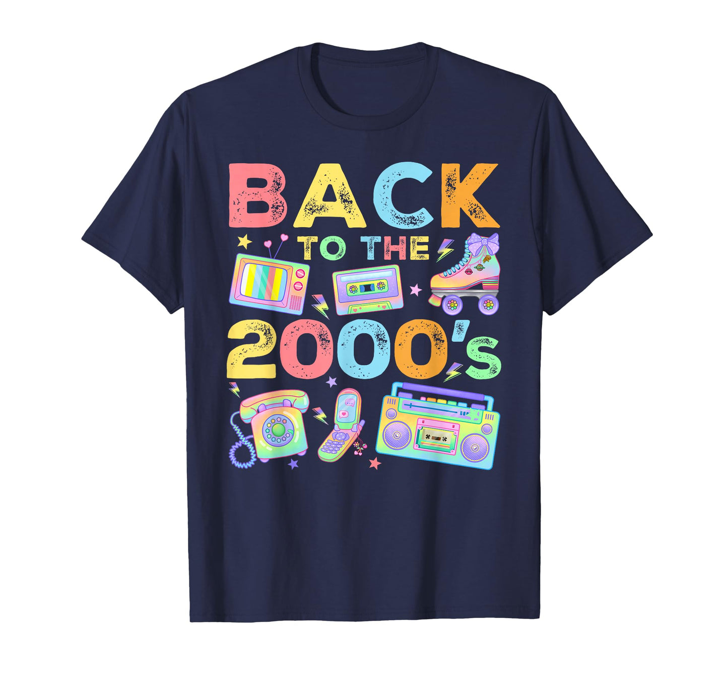 Back To 2000's 2000s Vintage Style 2000s Retro Party T-Shirt