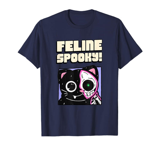 Feline Spooky - Halloween T-Shirt