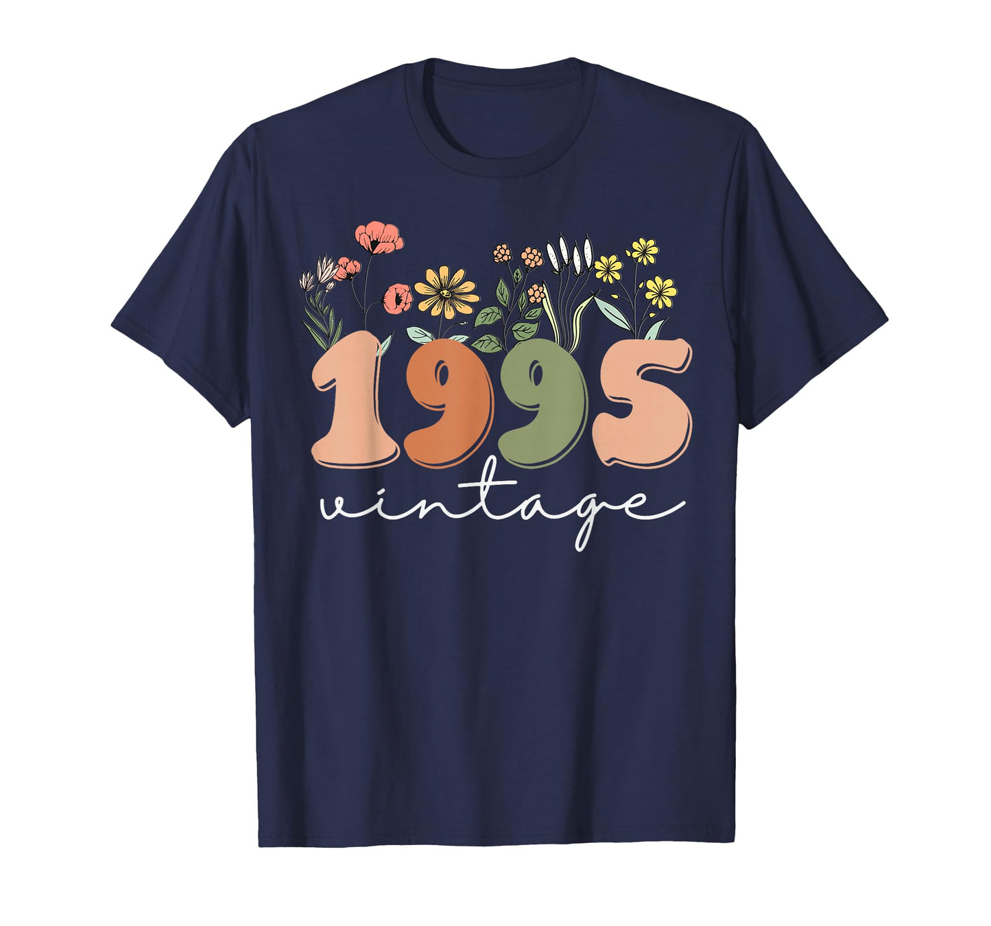 30 Years Old Vintage 1995 30th Birthday Tee Wildflower Women T-Shirt