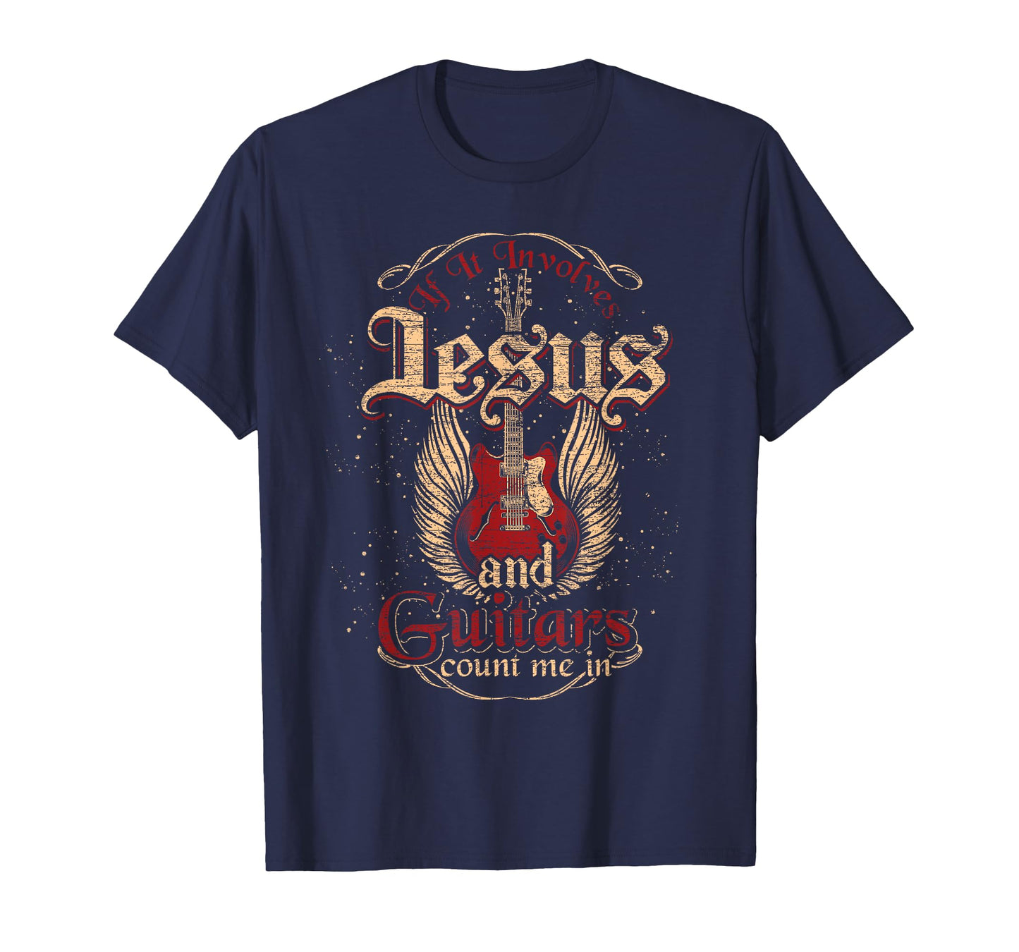Guitarist Guitar Musician Christian Music Jesus T-Shirt