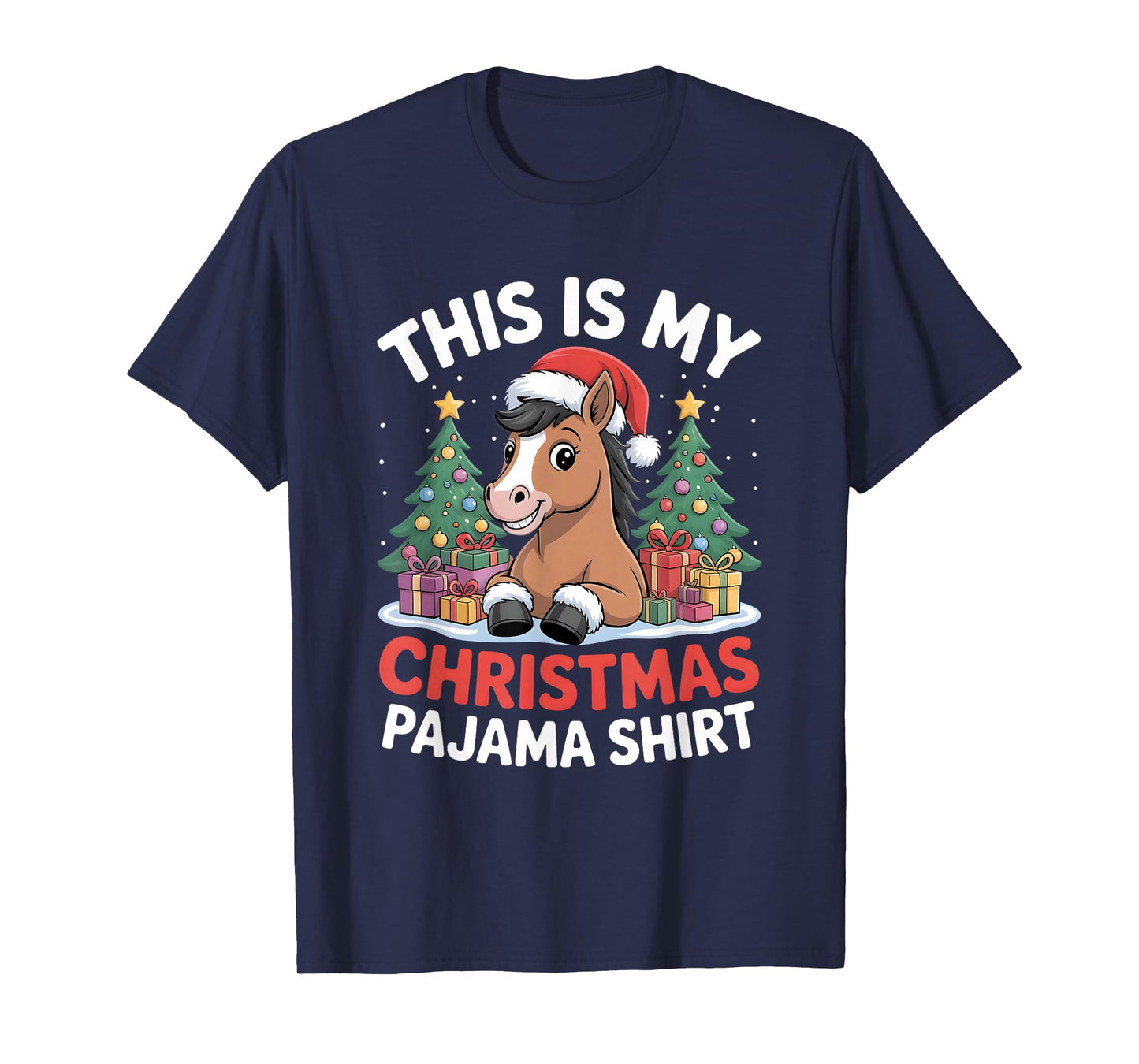 This is My Christmas Pajama Horse T-Shirt