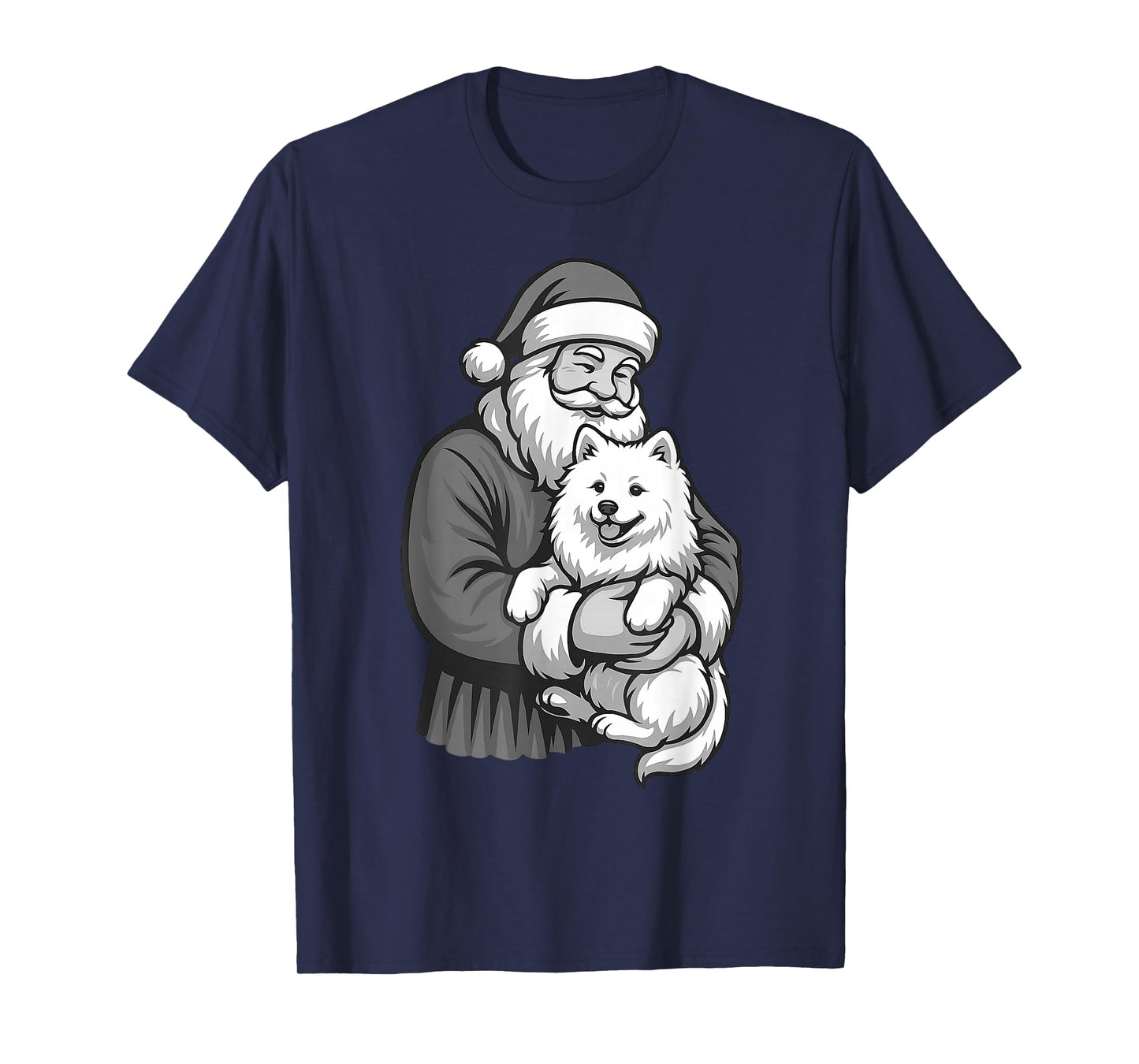 Samoyed Santa Claus Christmas Dog Lover T-Shirt