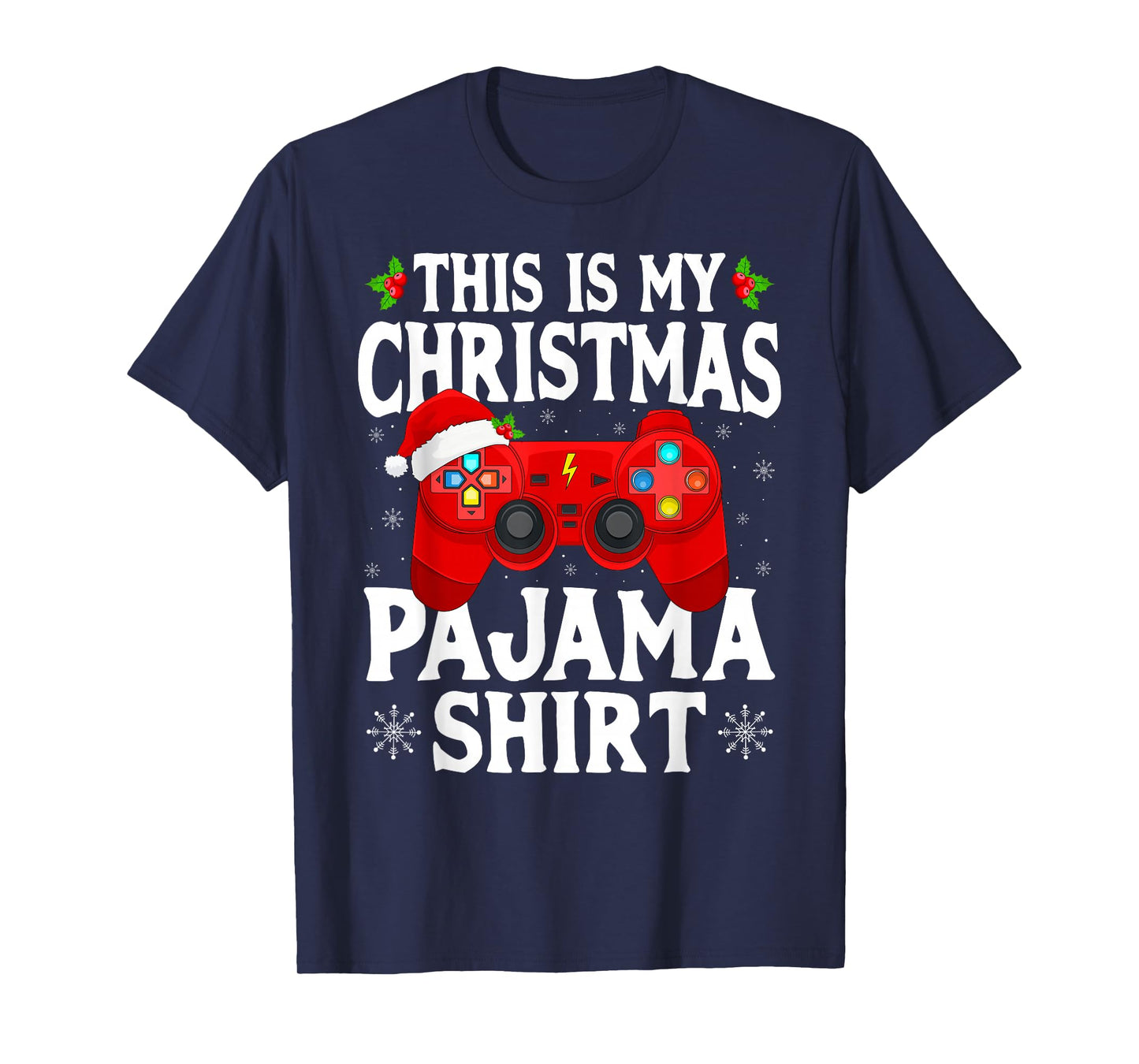 This is My Christmas Pajamas Video Game Gamer Boys Gaming T-Shirt